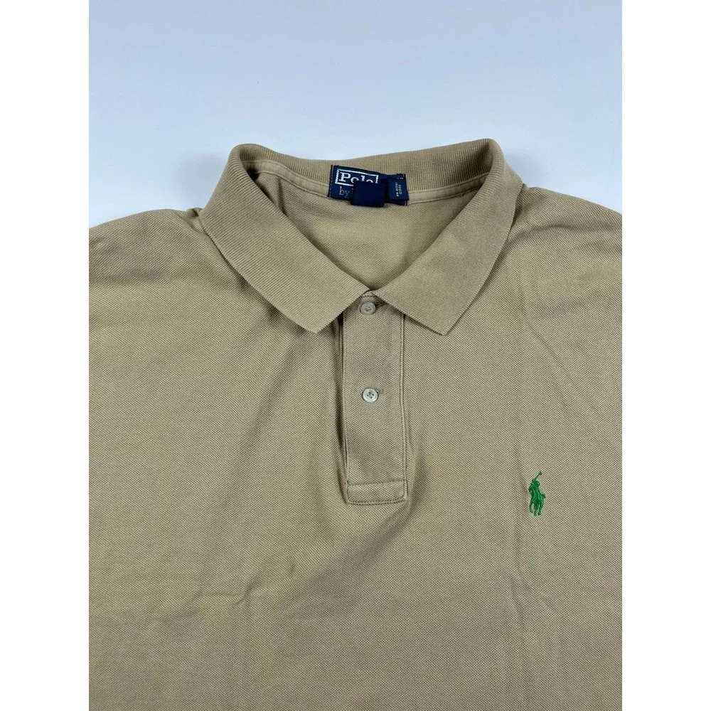 Lot of 7 Polo Ralph Lauren Mens XXL Custom Fit Short Sleeve Preppy Polo Shirts